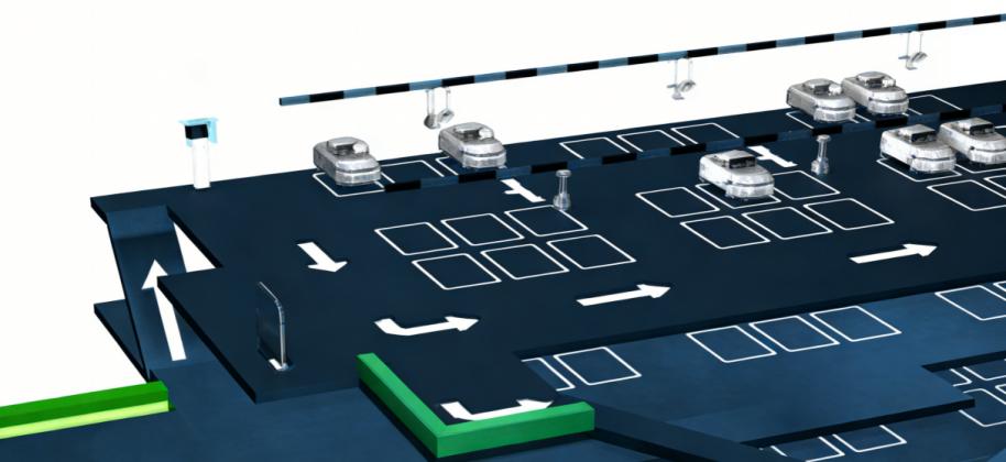 O que é um sistema de orientação de estacionamento baseado em vídeo?