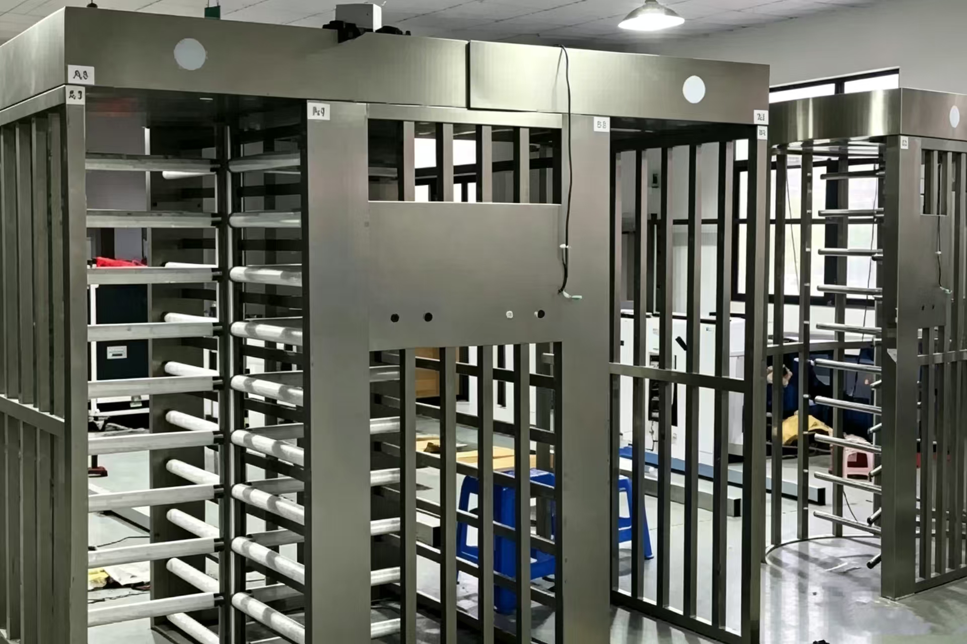 Torniquete de altura total de nova geração com construção galvanizada e sem solda