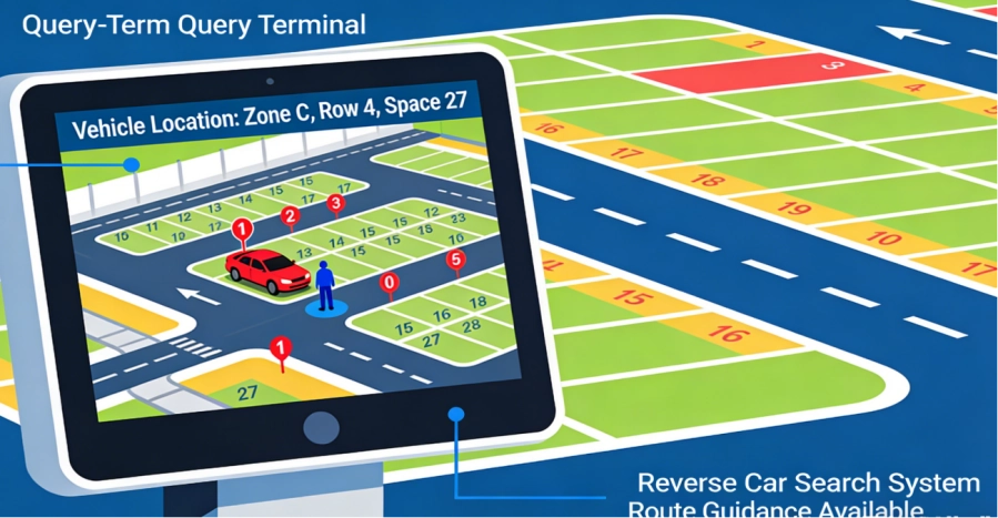 Reverse vehicle search system 